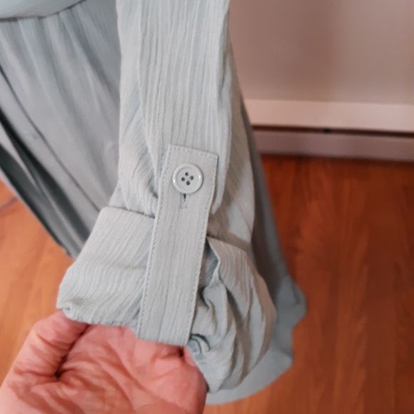 Soft Surroundings Light Blue Maxi Dress - Picture 4 of 12